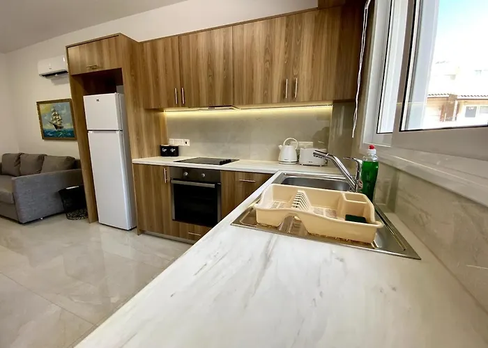 Seaside Two Bedroom Elegant Flat In Tourist Area 아파트 파포스